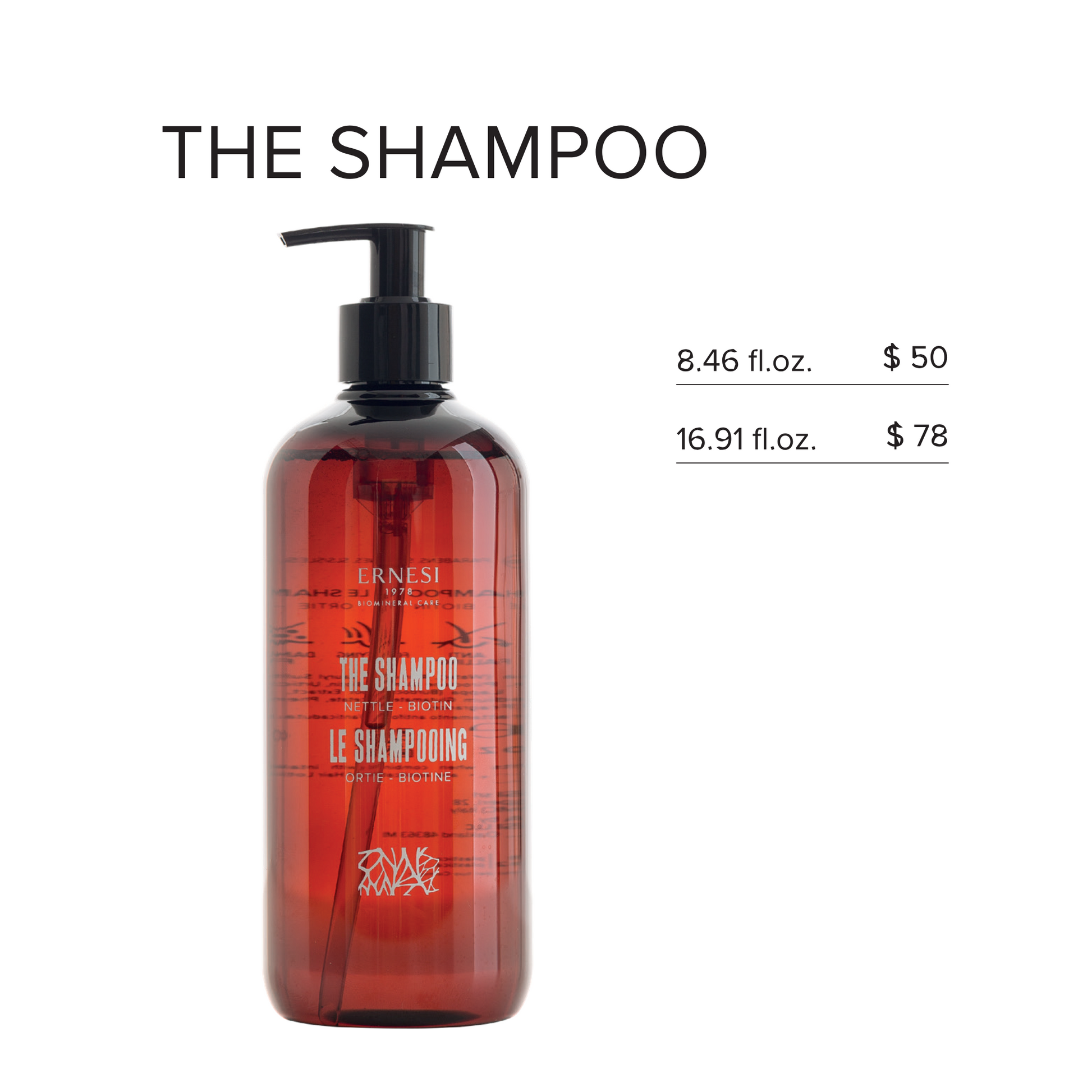 Our shampoo with nettle and biotin supports healthy hair growth and reduces hair fall naturally.