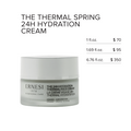 Experience lasting hydration and a soft, supple feel with our 24h Thermal Spring Hydration Cream.